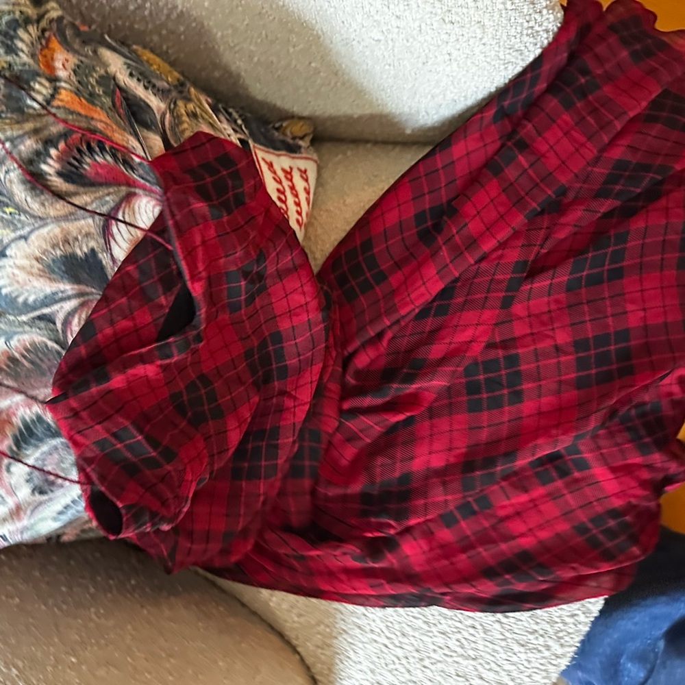 Ralph Lauren Red plaid dress